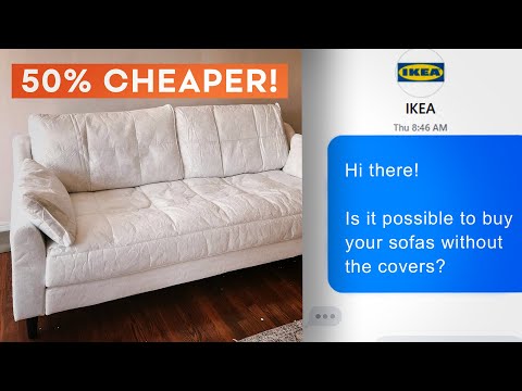 How To Save Money At IKEA | Order IKEA sofas without the cover | Tips & Tricks