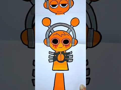 Incredibox Sprunki Paper transformation #incredibox #shorts #art