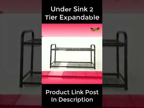 2 Tier Under Sink Organizer #shorts  #youtubeshorts