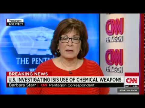 CNN News August 14 2015 U S  investigating ISIS' use of chemical weapons