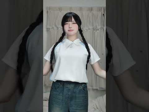 この長さのおさげが1番好き Is your hair too long? #tiktok #むめい #dance