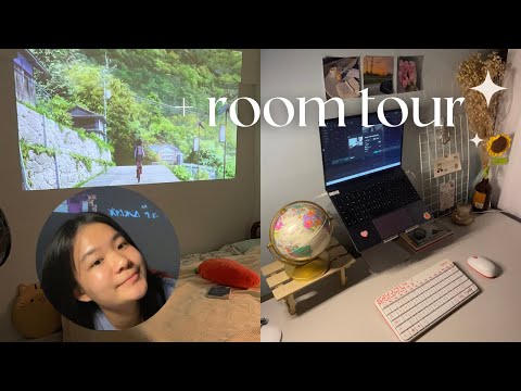 New chapter☀️room tour, rent a room in Singapore, living alone, ft.LUMOS NANO Projector