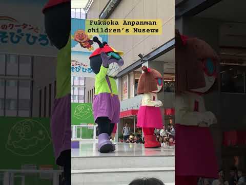 Baikinman & Dokinchan in Fukuoka Anpanman Children’s Museum #福岡 #麵包超人 #travel #japan #細菌小子 #cartoon￼