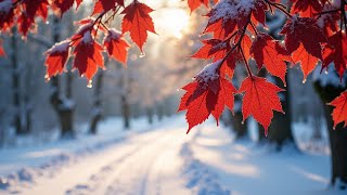 Relaxing Winter Vibes 2024 ~ Great Relaxing Music❄️Calming Music with Beautiful Nature Videos