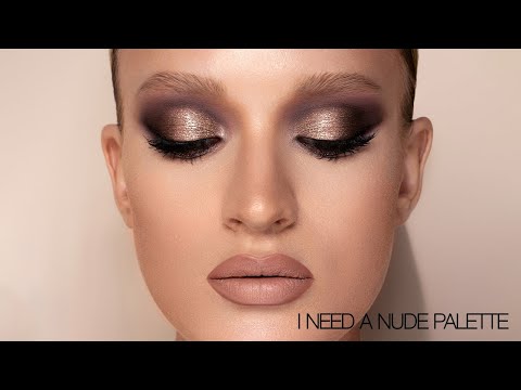 Sparkling Smoky Eye Makeup ft. the I NEED A NUDE PALETTE | Natasha Denona Makeup