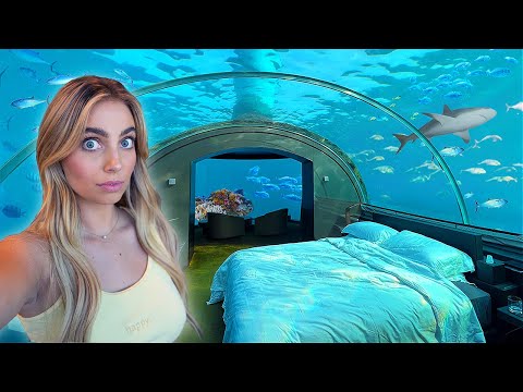 STAYING IN THE FIRST UNDERWATER HOTEL!