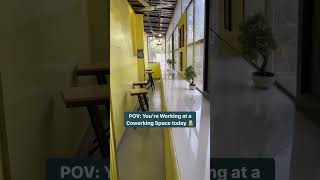 Pov: Working in a Coworking Space