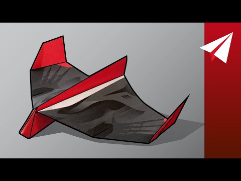 Awesome Paper Airplane That Does Tricks! How to Make Regent, a Stunt Paper Airplane | Tutorial