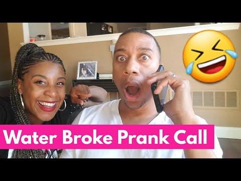 My Water Broke Prank on Husband | Phillips Fam Prank Call