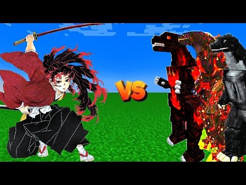 Yoriichi vs GODZILLAS - EPIC MINECRAFT BATTLE