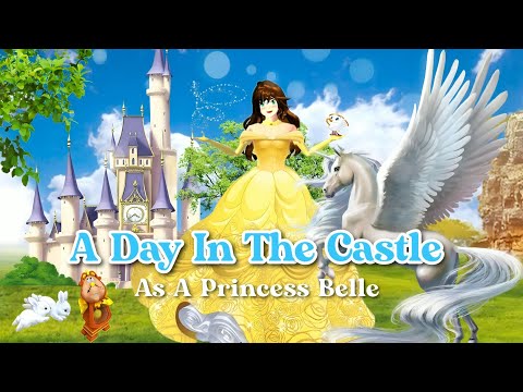 A Day In The Castle 🏰💫  As A Princess Belle Character Vlog : Sakura School Simulator