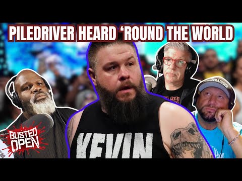 Reaction to Kevin Owens injuring Randy Orton on "SmackDown" with BRUTAL Piledriver | Busted Open