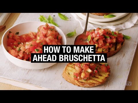 Get ahead with this tasty bruschetta recipe!