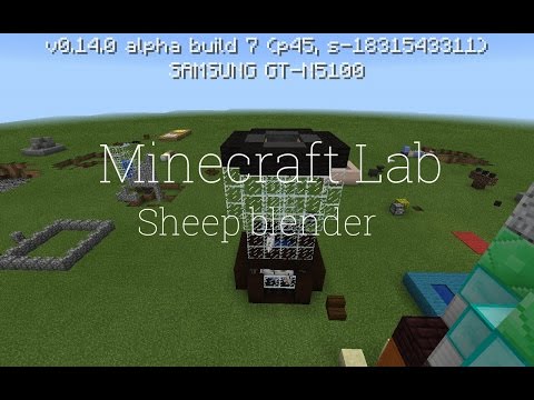 Minecraft Lab: Sheep Blender