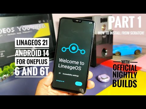 lineageos 21 android 14 custom rom for oneplus 6 and 6t: how to install