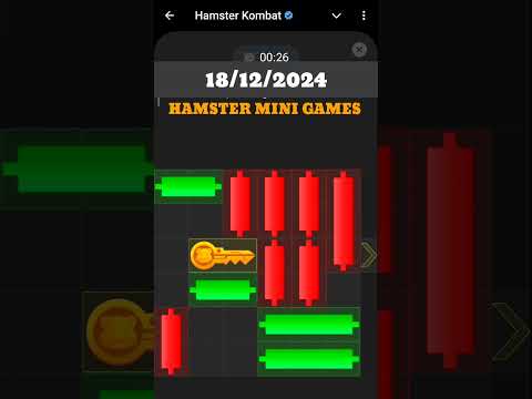 18 December Hamster Mini Game | hamster mini Game Puzzle | #18december #hamsterkombat #puzzle #short