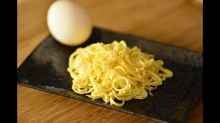 【HowTo】レンジでかんたん！錦糸卵🐣（錦糸玉子）【料理レシピはParty Kitchen🎉】