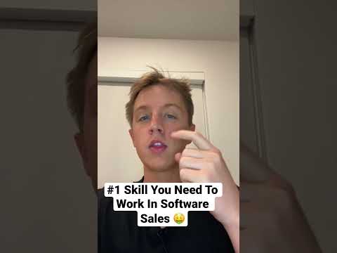 #1 Skill You Need To Work In Software Sales