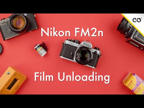 How to Unload Film on a Nikon FM2n || Film Unloading