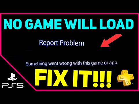 PS5 NO GAMES WILL LOAD EASY FIX!