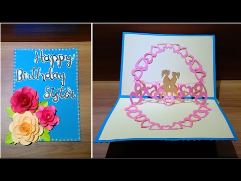 Birthday Card For Sister | DIY Pop-up Card | Handmade Greeting Card Idea