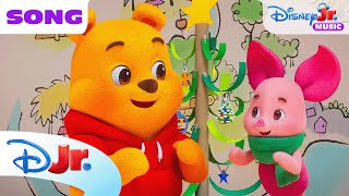 Playdate with Winnie the Pooh "Christmas Is Here" Song 🎄🎶| Music Video | @disneyjr