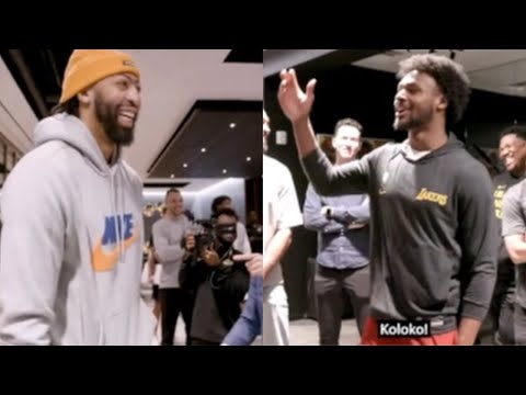 Bronny James & Anthony Davis get PRANKED at Lakers Facility after crazy Illusion fools entire team!