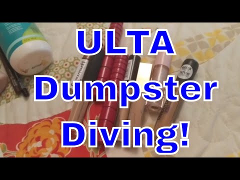 Dumpster Diving for Makeup for Christmas! | ULTA Makeup Haul