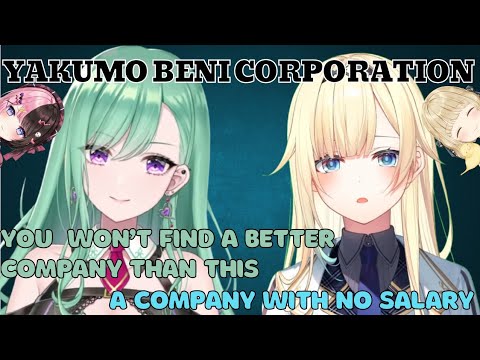 Yakumo Beni Corp. is a Black Company w/ Aizawa Ema, Kogara Toto, Tachibana Hinano ( VSPO | Eng Sub )