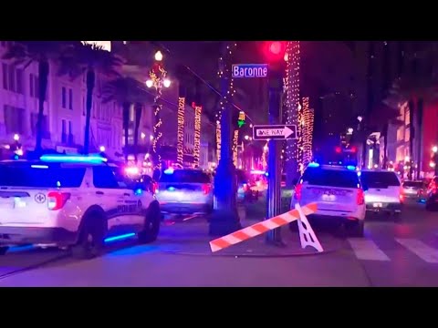 TERROR EN NUEVA ORLEANS: Atropelló y luego disparó, al menos 10 muertos y 30 heridos