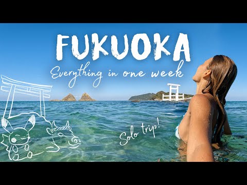 BEST OF FUKUOKA 🇯🇵 Beaches, Shrines, Local Snacks, and Crazy Views!