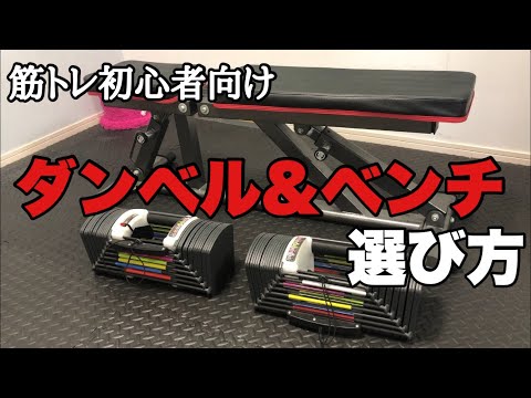 【初心者向け】ダンベル&ベンチ選び！ダンベルで筋トレを始めよう