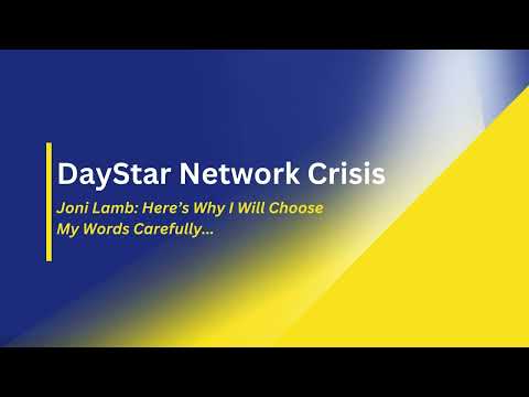 DayStar Network: Here's Why I Will Choose My Words Carefully #prtips #crisis