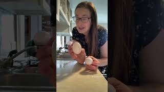 Duck Eggs VS Chicken Eggs #shorts #homesteading