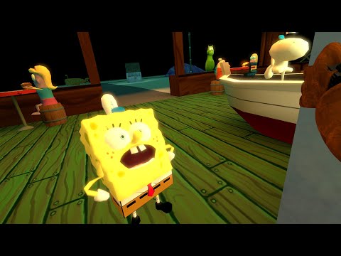 Freddy Fazbear sells insurance to Spongebob