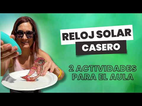 Cómo hacer un Reloj Solar casero con lápiz 3D ☀️🕰️