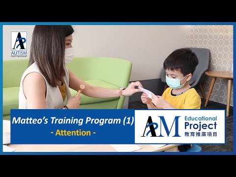 Matteo’s Training Program #1 - Attention Sustaining Training for #ASD in Everyday and School Tasks