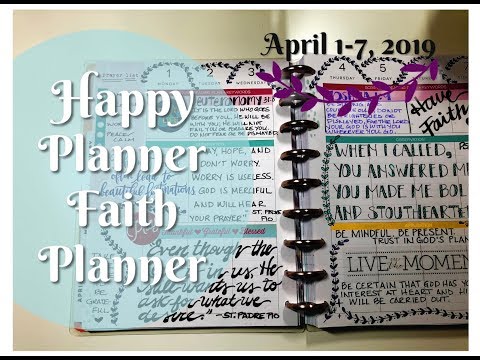 Happy Planner FAITH PLANNER | Plan with Me After the Pen | April 1-7, 2019