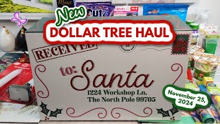 Fun NEW DOLLAR TREE HAUL!  Great Finds!! November 25, 2024