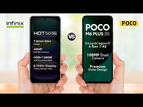 Infinix Hot 50 5g vs Poco M6 Plus 5g || Full Comparison