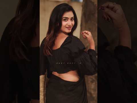 #jananiashokkumar Hot reels #hotlook #blacksaree #viral #trending #shorts