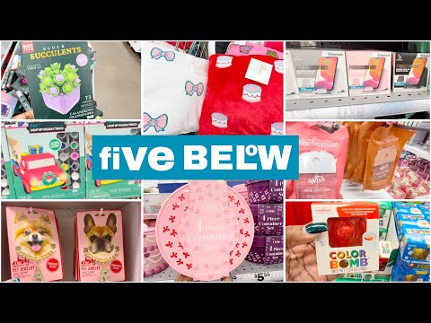 NEW FIVE BELOW ~Christmas Decor ~Holiday Gift Ideas ~ New Cups ~ Stationary & More