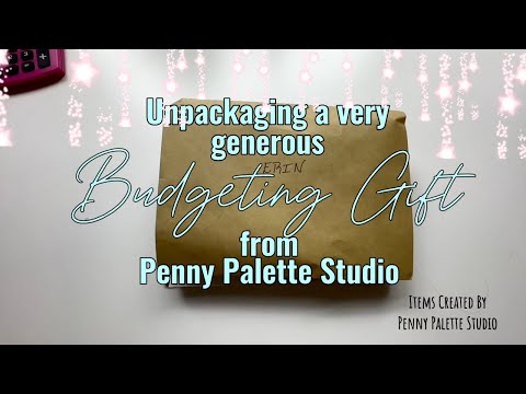 Unpackaged a Gift of Cash Envelopes With Me Courtesy of Penny Palette Studio! (Info in Bio)