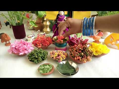 Bathukamma | Miniature Bathukamma | Bathukamma songs | Bathukamma Making Video