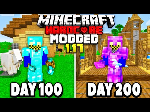 200 Days - MODDED 1.17 Hardcore Minecraft...