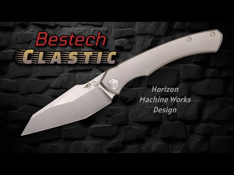 NEW! Bestech Clastic: Multi-Faceted Magnacut Flipper Blade by Horizon Machine Works!