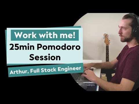 25-minute work with me Pomodoro focus session (for study and work)