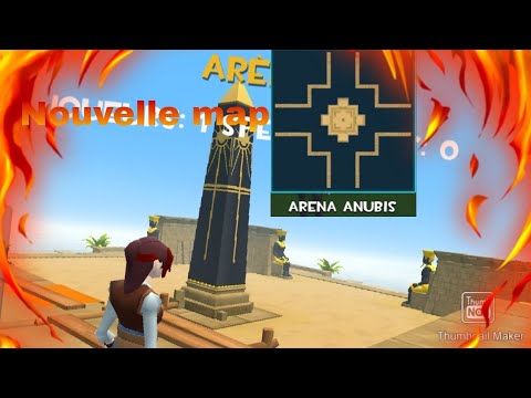 ROCKET ROYALE - JE DÉCOUVRE LA NOUVELLE MAP ARÉNA ANUBIS