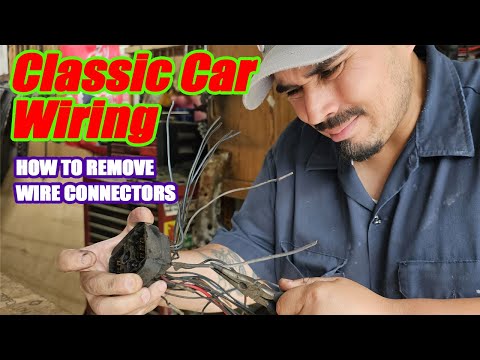 How To Remove Classic Car Wire Connectors - The Proper Way - Pontiac Firebird Restoration