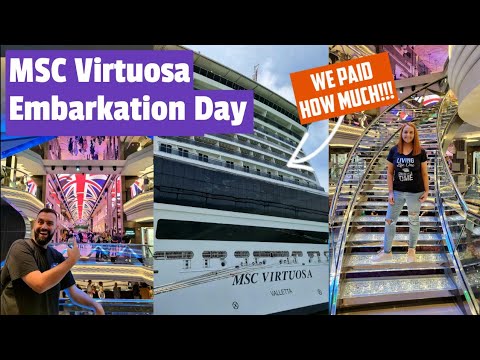 MSC Virtuosa Embarkation Day - We Got An AMAZING Deal & We Have Caught The Cruise Bug!